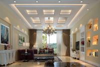 装修美图 | 孔雀城 200 平米新古典风格光韵 (4)张