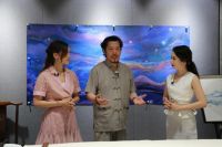 特邀画家陈捷现场挥毫，京东直播大师原创专场