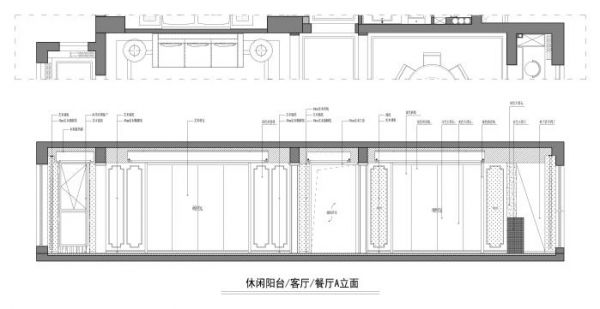 客厅立面图