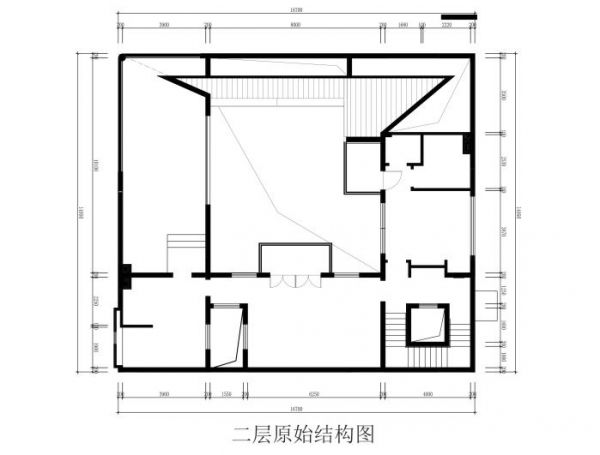 二层原始结构图