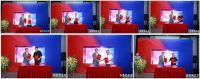 创成企业“要么岩板、要么瓷墙砖”战略发布礼集美绽放