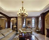 【领绣】这套别墅的楼梯太惊艳了，全是刺绣