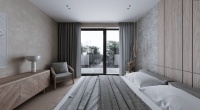 卧室设计极简也好看 木与石的搭配温暖又高级