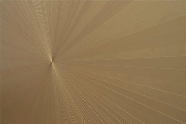詹蕤《农业银行-GOLDEN4010》（局部）布面丙烯135×135cm 2020 图片由艺术家和五五画廊提供