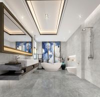 升华陶瓷的一抹时尚砖色,打破平庸,卫浴空间格调满分