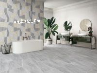 升华陶瓷的一抹时尚砖色，打破平庸，卫浴空间格调满分