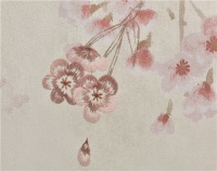 【领绣】新品墙画《繁花时遥》惊艳亮相 提花＋刺绣双重工艺为下一场浪漫的樱花雨