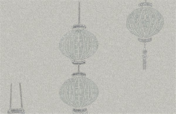 话锦宵灯 石竹色