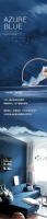 【YASLAN墙布窗帘】斑驳做旧风 湛蓝小时光