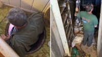 美国女子在卧室地板下发现疑似冷战时核弹避难所