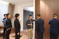 热烈欢迎居然之家湖南江西分公司领导莅临大卫地板考察指导