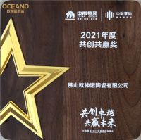 共创卓越，共赢未来！欧神诺瓷砖荣膺中南置地年度“共创共赢奖”
