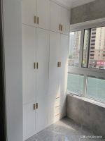 她家花了20万装修，全屋网红灰，漂亮又耐脏，木匠打柜子也很满意