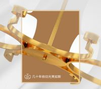 点亮高品味空间，宜美照明金环吊灯助你提升家装格调