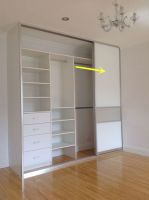 打衣柜还是我有经验，顶部留空一排做收纳，邻居见了回家偷学！