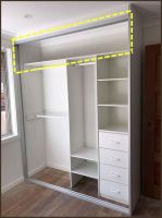 打衣柜还是我有经验，顶部留空一排做收纳，邻居见了回家偷学！