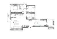 为追求极简风，她舍弃客厅，完工后不减实用，反而十分高级