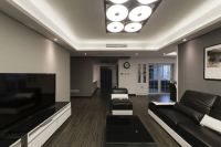 160平的大户型，装修色调却很素，但完工后的效果却又惊艳了