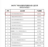 诗尼曼入选广州未来独角兽创新企业，向世界输出先进制造