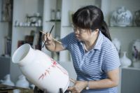 瓷颜茶语与曾映雪联手共建《秋之韵》“国色天香”艺术之美