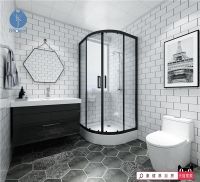 康健卫浴|家有时尚艺术佛山淋浴房,尊享惬意淋浴生活