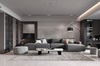 蒙娜丽莎“无限”任意连纹大板,为当代大宅量身定制