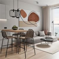 39.6㎡北欧风小套房：纯白+赤陶大地色，优雅又耐看!