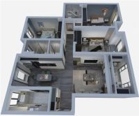 128㎡ 简约大平层，低调又高级！