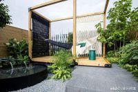 庭院设计：25㎡也能做成小花园，果然设计师可以改变迷你的世界