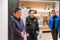 热烈欢迎邮政管理局、中国科学技术大学考察团莅临客来福调研