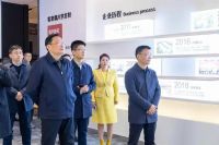 热烈欢迎邮政管理局、中国科学技术大学考察团莅临客来福调研