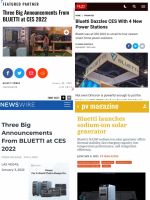 2022国际CES展 | BLUETTI铂陆帝钠离子技术大放异彩
