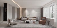 意室丽全屋定制客厅设计风格 简致与美学的平衡