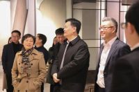 青浦区政协主席曹卫东一行莅临书香门地集团参观指导