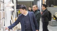 菏泽城建集团领导莅临顺辉瓷砖·岩板参观考察