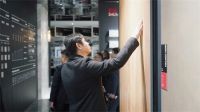 菏泽城建集团领导莅临顺辉瓷砖·岩板参观考察