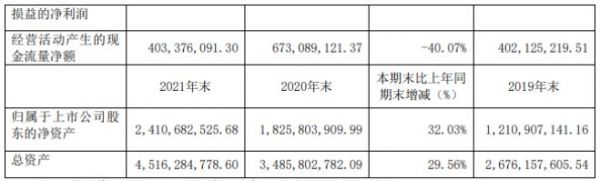 图片来源：金牌厨柜2021年年度报告