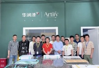 华润漆艺术涂料培训,展现Artily艺术漆品牌力量