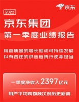 京东2022年一季度净收入增长18% 家电专卖店新业态提升用户购物体验