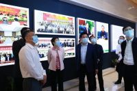 浙江省科技厅党组书记何杏仁等领导一行莅临久盛调研指导