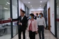 浙江省科技厅党组书记何杏仁等领导一行莅临久盛调研指导