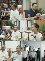 中国城投建设集团张卫功书记等领导莅临汇成企业新东源陶瓷