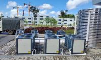 中广欧特斯24小时驰援广西北海第二方舱医院项目建设
