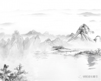 【领绣·菁华】两岸青山|必须推荐给你的新中式背景
