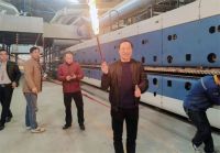 薪火再燃 | 强辉精工瓷砖肇庆生产基地岩板智能生产线正式点火投产