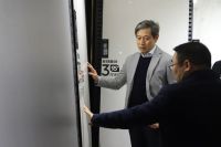 中国建筑卫生陶瓷协会秘书长宫卫、传媒中心主任马德隆莅临峨眉山金陶指导工作
