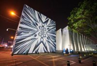 美克洞学馆装置绘画艺术《 2023·捷 》揭幕，探索公共艺术融入城市建设的全新可能