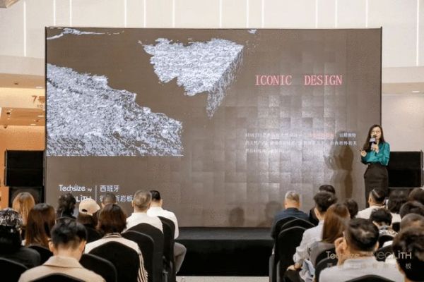▲西班牙德赛斯岩板中国运营总部运营中心总经理 朱丹莉女士