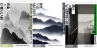 酷热难耐谨防“情绪中暑”，古意盎然的山水背景图，养眼又静心