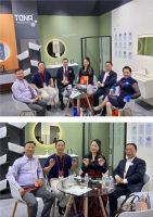 台州贸促会一行领导莅临中国——马来西亚商品展TONA展位